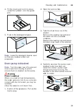 Preview for 39 page of Bosch WAU28540TC Instruction Manual And Installation Instructions