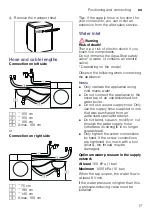 Предварительный просмотр 17 страницы Bosch WAU28640TC Instruction Manual And Installation Instructions