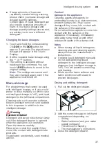 Предварительный просмотр 37 страницы Bosch WAU28640TC Instruction Manual And Installation Instructions