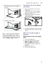 Предварительный просмотр 43 страницы Bosch WAU28640TC Instruction Manual And Installation Instructions