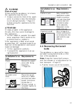 Предварительный просмотр 13 страницы Bosch WAU28P89GB User Manual And Installation Instructions