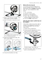 Предварительный просмотр 47 страницы Bosch WAU28S80GB User Manual And Installation Instructions