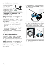 Предварительный просмотр 18 страницы Bosch WAU28SB9SN User Manual And Assembly Instructions