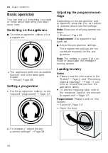 Предварительный просмотр 38 страницы Bosch WAU28SB9SN User Manual And Assembly Instructions