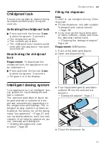 Предварительный просмотр 41 страницы Bosch WAU28SB9SN User Manual And Assembly Instructions