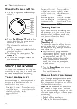 Предварительный просмотр 44 страницы Bosch WAU28SB9SN User Manual And Assembly Instructions