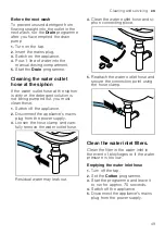 Предварительный просмотр 49 страницы Bosch WAU28SB9SN User Manual And Assembly Instructions