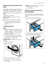 Preview for 35 page of Bosch WAU28T72GB User Manual And Installation Instructiions