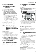 Предварительный просмотр 31 страницы Bosch WAV28K01BY User Manual And Installation Instructiions