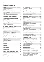 Preview for 2 page of Bosch WAV28K40AU User Manual And Assembly Instructions