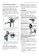 Preview for 17 page of Bosch WAV28K40AU User Manual And Assembly Instructions