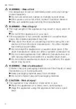 Preview for 6 page of Bosch WAV28K90ME User Manual And Installation Instructions