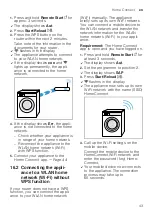 Предварительный просмотр 43 страницы Bosch WAV28KH3GB User Manual And Installation Instructions