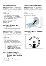 Preview for 40 page of Bosch WAV28KHBSN User Manual And Installation Instructions