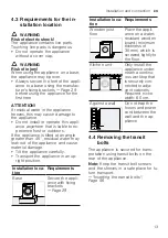 Предварительный просмотр 13 страницы Bosch WAV28KHMSN User Manual And Installation Instructions