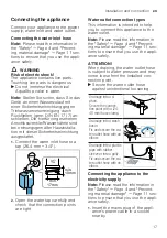 Предварительный просмотр 17 страницы Bosch WAV28L90BY User Manual And Assembly Instructions