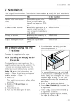 Предварительный просмотр 33 страницы Bosch WAV28L91BY User Manual And Installation Instructions