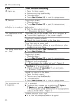 Предварительный просмотр 52 страницы Bosch WAV28L91BY User Manual And Installation Instructions