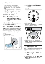 Предварительный просмотр 40 страницы Bosch WAV28MH3GB User Manual And Installation Instructions