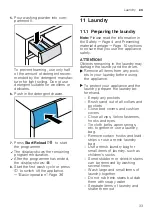 Предварительный просмотр 33 страницы Bosch WAV28MH4GB User Manual And Installation Instructiions