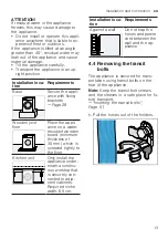 Preview for 13 page of Bosch WAV28MHASN User Manual And Installation Instructions