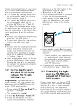 Предварительный просмотр 41 страницы Bosch WAV32M40TH User Manual And Installation Instructions