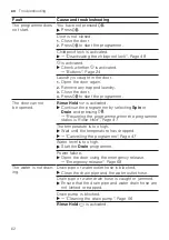 Preview for 62 page of Bosch WAVH8GL9SN User Manual And Installation Instructions