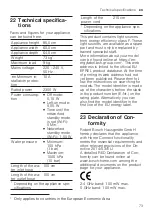 Preview for 73 page of Bosch WAVH8GL9SN User Manual And Installation Instructions