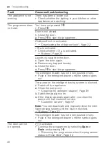 Preview for 48 page of Bosch WAVH8KL9SN User Manual And Installation Instructions