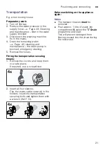 Preview for 21 page of Bosch WAW20468IL Instruction Manual And Installation Instructions