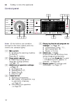 Preview for 10 page of Bosch WAW24440IN Instruction Manual And Installation Instructions