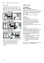 Preview for 40 page of Bosch WAW24460EU Instruction Manual And Installation Instructions