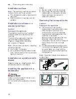 Preview for 38 page of Bosch WAW28460AU Instruction Manual And Installation Instructions