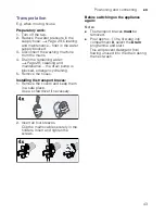 Preview for 43 page of Bosch WAW28460AU Instruction Manual And Installation Instructions