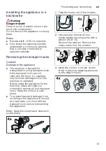 Предварительный просмотр 15 страницы Bosch WAW28469IL Instruction Manual And Installation Instructions