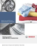 Bosch WAW28570EE Instruction Manual And Installation Instructions предпросмотр