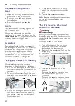 Preview for 30 page of Bosch WAW28570EE Instruction Manual And Installation Instructions