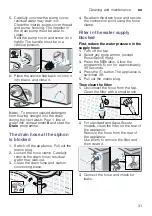 Preview for 31 page of Bosch WAW28570EE Instruction Manual And Installation Instructions