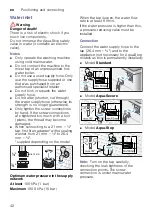 Preview for 42 page of Bosch WAW28570EE Instruction Manual And Installation Instructions