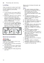 Preview for 44 page of Bosch WAW28570EE Instruction Manual And Installation Instructions