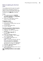 Preview for 45 page of Bosch WAW28570EE Instruction Manual And Installation Instructions