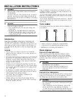 Preview for 12 page of Bosch WAW285H1UC Use And Care Manual / Installation Instructions