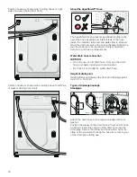 Preview for 16 page of Bosch WAW285H1UC Use And Care Manual / Installation Instructions