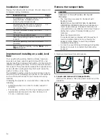 Preview for 14 page of Bosch WAW285H2UC Use And Care Manual / Installation Instructions