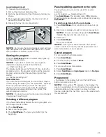 Предварительный просмотр 25 страницы Bosch WAW285H2UC Use And Care Manual / Installation Instructions