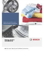 Bosch WAW28660GB Instruction Manual And Installation Instructions preview