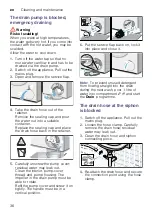 Предварительный просмотр 36 страницы Bosch WAW28690EE Instruction Manual And Installation Instructions