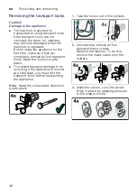 Preview for 46 page of Bosch WAW286M9SN Instruction Manual