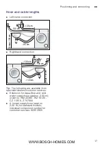 Preview for 17 page of Bosch WAW28760IR Installation Instructions Manual