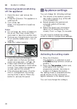 Preview for 26 page of Bosch WAW28F40CH Instruction Manual And Installation Instructions